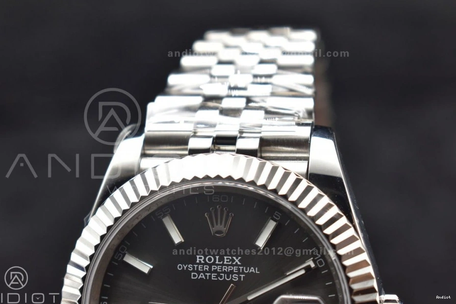 126334 41 Best 904L Grey Edition SA3235 Steel DIWF 1:1 Stick Bracelet DateJust on Dial Jubilee 1117